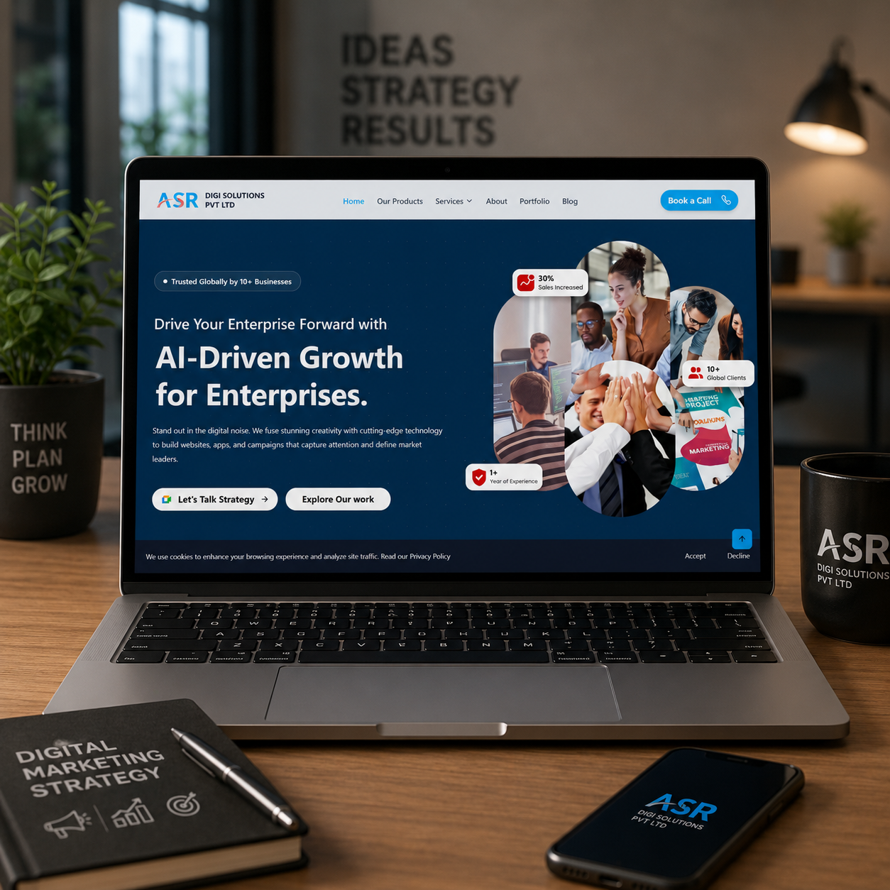 ASR Website Full Stack Development